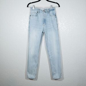 Zara Light Blue Wash Mom Fit‎ High Rise Jeans Size 2